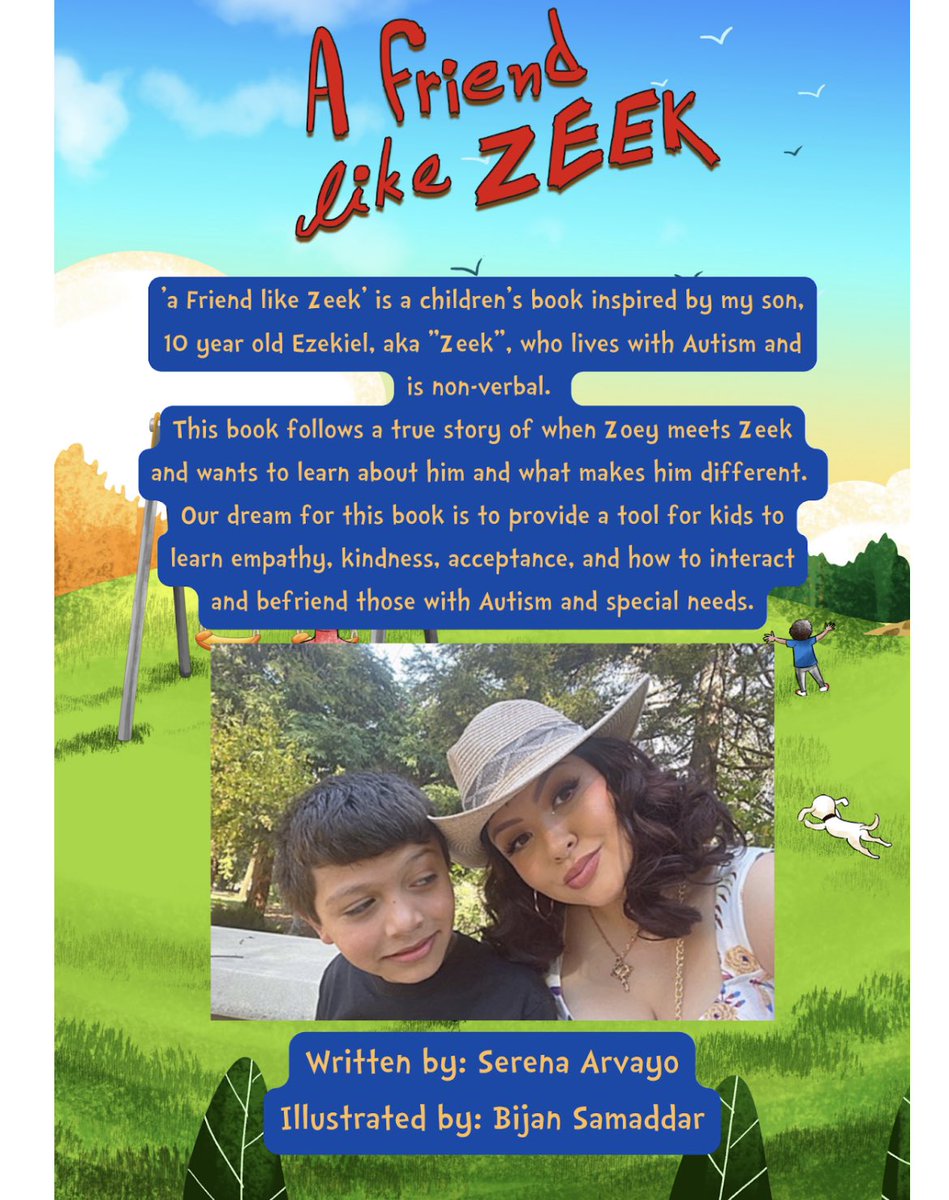 aFriendlikeZeek's tweet image. Our book is LIVE! Available now on #amazon as paperback &amp;amp; Kindle ebook! Please support our story. 💙🙏🏻 
 amazon.com/dp/B09ZVGQ2T7/… #autism #asd #childrensbook #amazon #autismbook #nonverbal #aac #afriendlikezeek #kdp #kindle #book #AutismAwareness #autismmom #AutismAcceptance