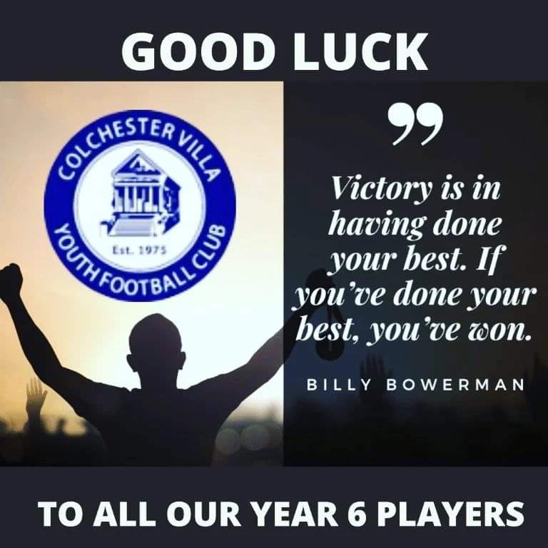 Good luck to all our year 6 players who are taking their SATs exams this week. Keep calm, try your best and you'll all smash it 💙🖤⚽
