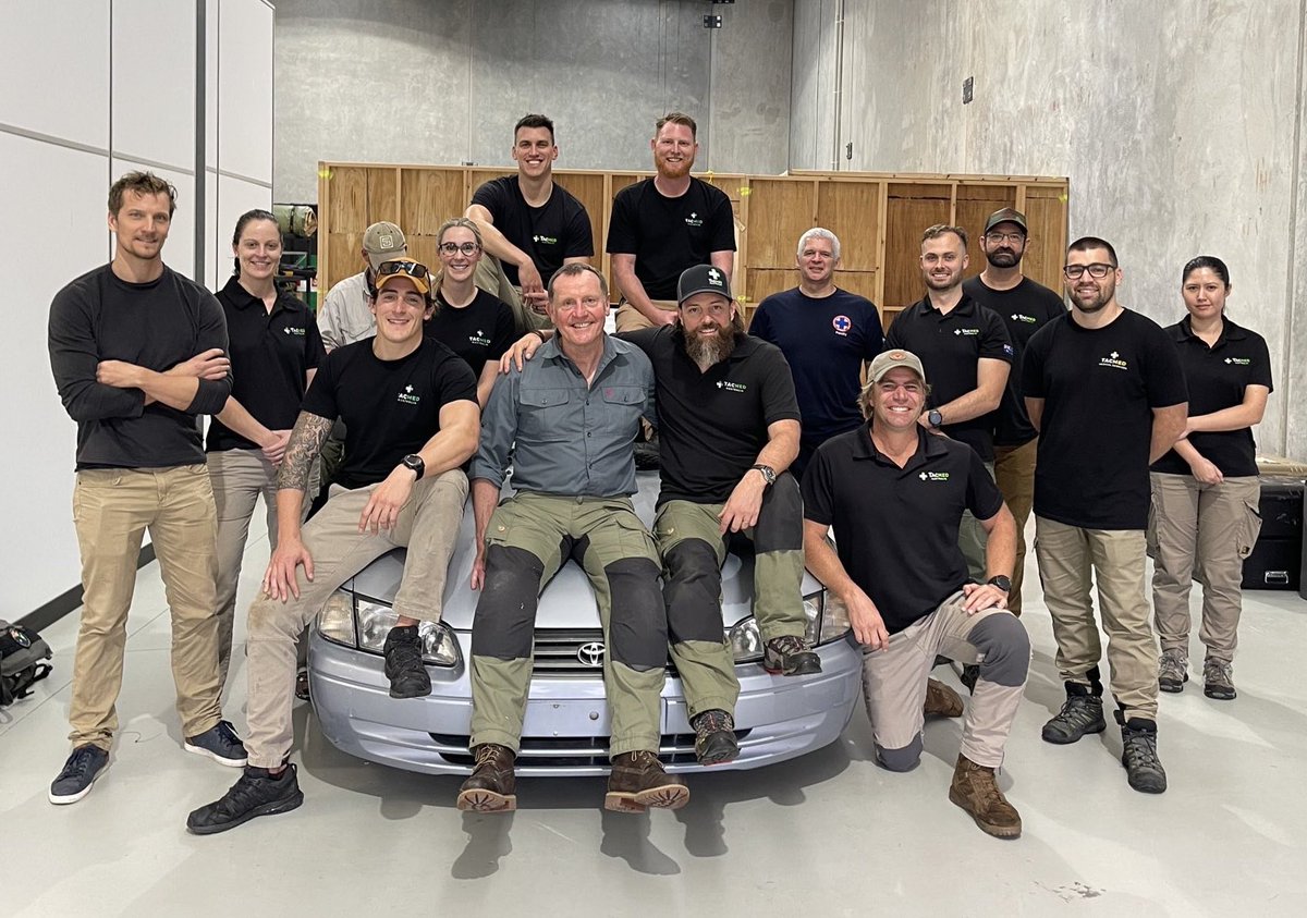 ChrisATACC's tweet photo. Welcome to The ATACC Group family @TacmedAus We are all really excited to get this partnership &amp; special RTACC Train the Trainer course underway in Brisbane. As our first ever International Centre of Excellence, TacMed Australia will be delivering our Casualty Care courses https://t.co/3AaqswsZdJ