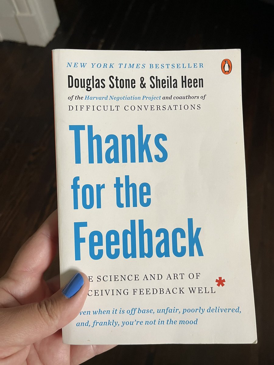Thank you, <a href="/DrG_TylerISD/">Lance Groppel</a> for passing along this book after our conversation about mentorship and feedback. I appreciate you taking the time to send it to me and look forward to reading it! #alwayslearning