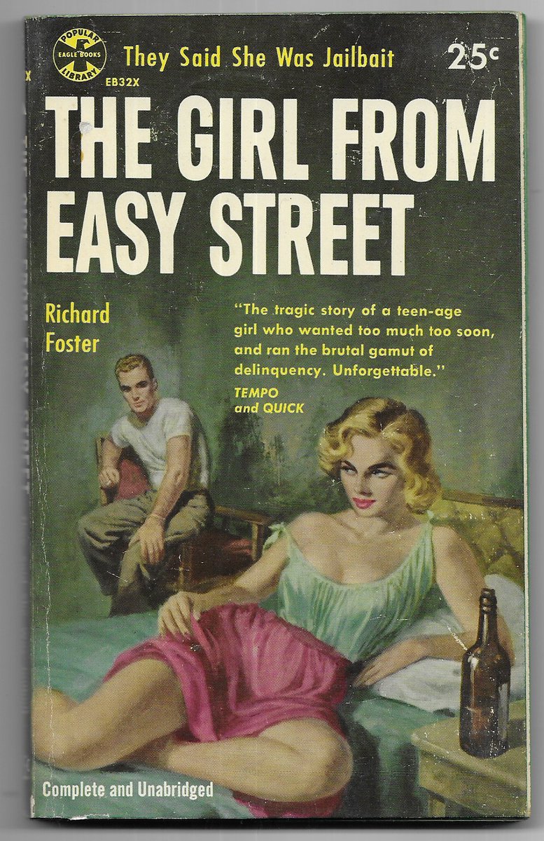 cmacfin's tweet photo. Betty Jane Allen was a pretty high school girl, who scandalized a small town... Betty Hamill was a hoodlum's moll, looking for thrills and a fast dollar...and they were the same girl. #JD #JuvenileDelinquency #PopularLibrary #OwenKampen #1950s https://t.co/IdUhAYMLnN
