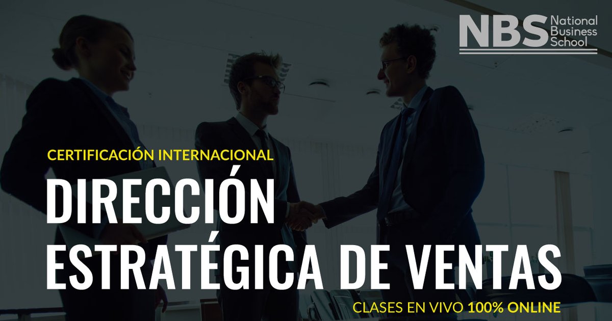 nbsgt's tweet photo. Optimiza procesos de manera eficaz y atrae nuevos clientes estudiando la Certificación Internacional en Dirección Estratégica De Ventas. Solicita el programa de estudio, escribe a nuestro WhatsApp (502) 5500-5580 o visita https://t.co/IkluCKeLkr.

¡NBS, pasión por la excelencia! https://t.co/dylUDX2PUe