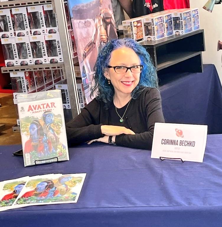 TFAW's tweet photo. Special thanks to @ErykDonovan, @CorinnaBechko, and #KeithTucker for coming out to our stores this year for @Freecomicbook #FCBD22! https://t.co/EJ6IaKA1Jr