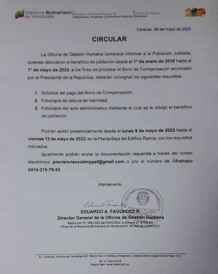 bonuccimario's tweet photo. Información de última hora.  Esta circular nos la envían de manera informal... reenvía por favor https://t.co/BxMPXA74WN