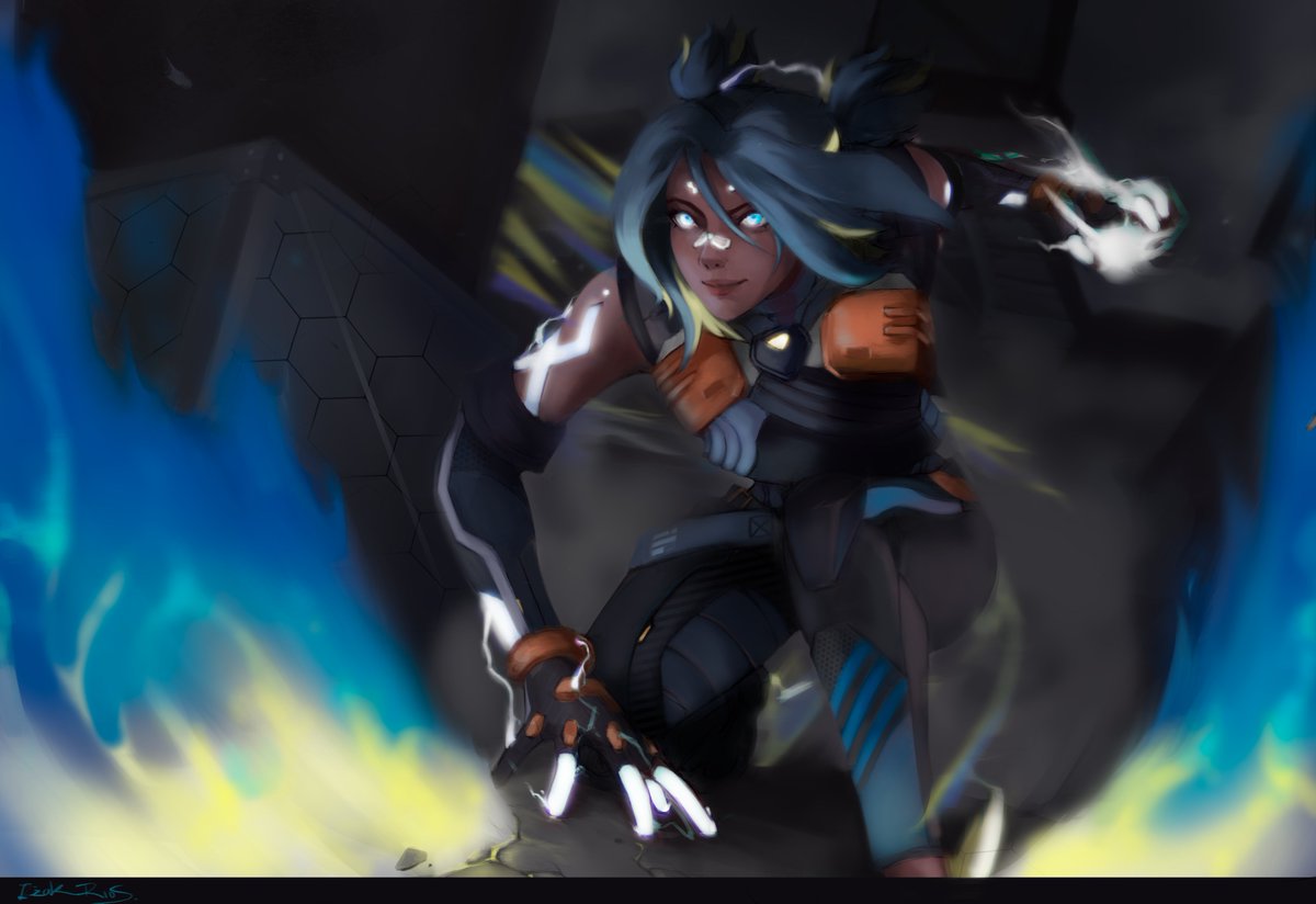 izakrios_'s tweet photo. Fanart da minha main de Valorant! /// Neon 
#VALORANT #RiotGames #art https://t.co/zhGscXGVSH