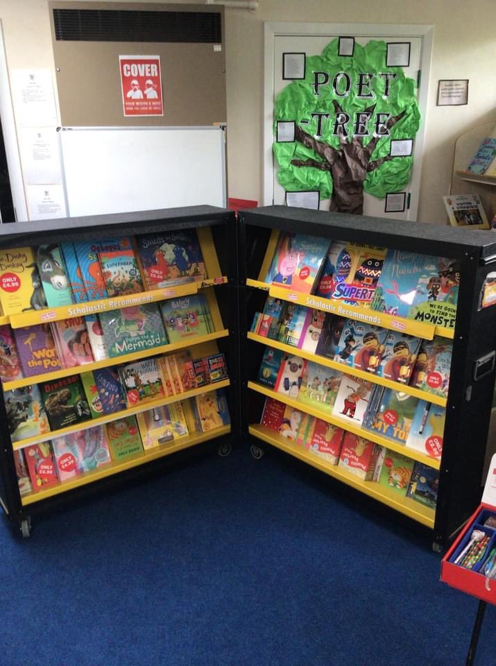 MissRoyle_'s tweet photo. Really enjoyed setting up and running the book fair this week. Love seeing the children so excited to buy a new book! 📚 https://t.co/Rt61tDXqID