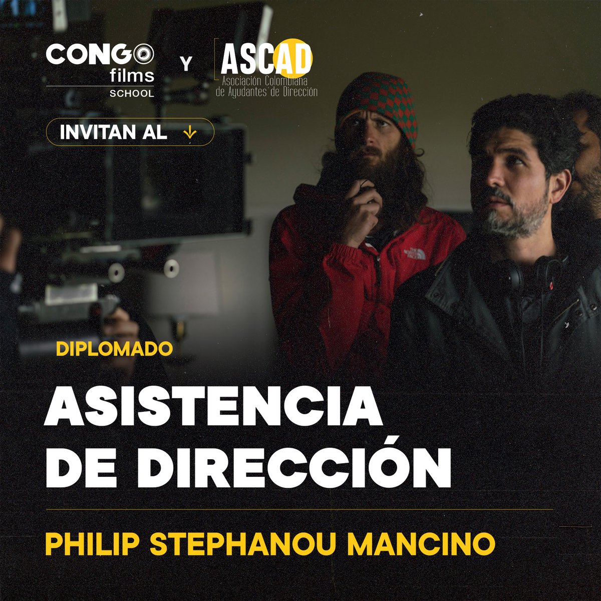 congofilms's tweet photo. Philip Stephanou ha sido Primer Asistente de dirección en producciones nacionales e internacionales de alto nivel, para productoras como Wide Angle Films, Dynamo, Rambler Films USA, Fox Tele Colombia, entre otras.  @AyudantesASCAD https://t.co/buMocXReIj