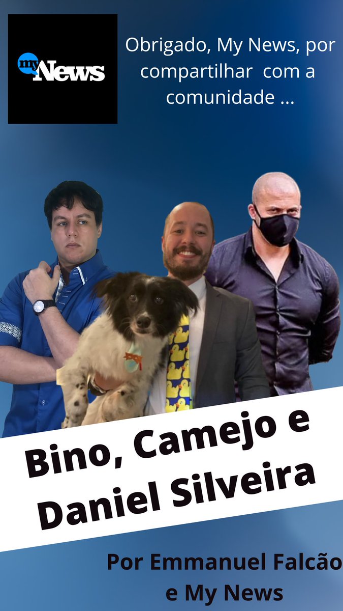 Obrigado <a href="/CanalMyNews/">MyNews</a> … espero que o <a href="/victorcamejo/">Victor Camejo</a> deixe o bino likear o post e a matéria