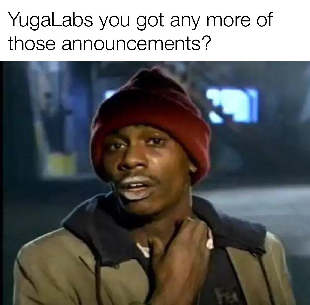 notthreadguy's tweet photo. Can Yuga do something https://t.co/YflqmHRm1J