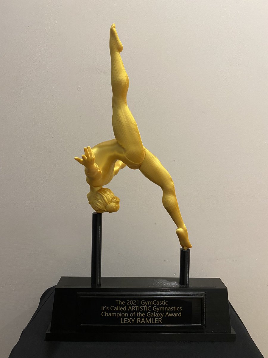 One of the coolest awards I have received. Thank you! <a href="/GymCastic/">GymCastic</a>