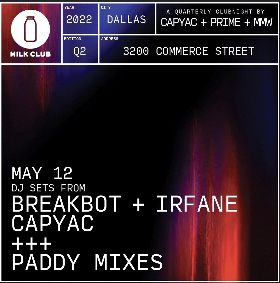 <a href="/breakbot/">breakbot</a> is coming to Deep Ellum Art co on 5/12! Hurry and get your tickets now with <a href="/PRIMENIGHTCULT/">PRIME</a>