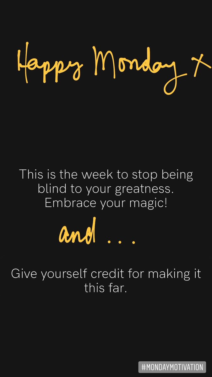 Have a great week x
#mondaythoughts