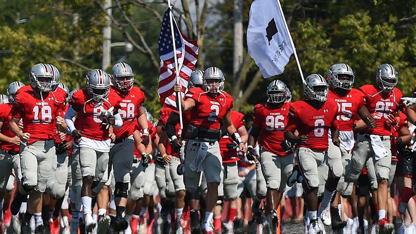 Blessed to receive my first offer to play at the next level, thanks to <a href="/CoachJoeWoodley/">Coach Joe Woodley</a> truly thankful for this opportunity! Go Vikings⚪️🔴 <a href="/GVVikingFB/">Grand View Football</a>