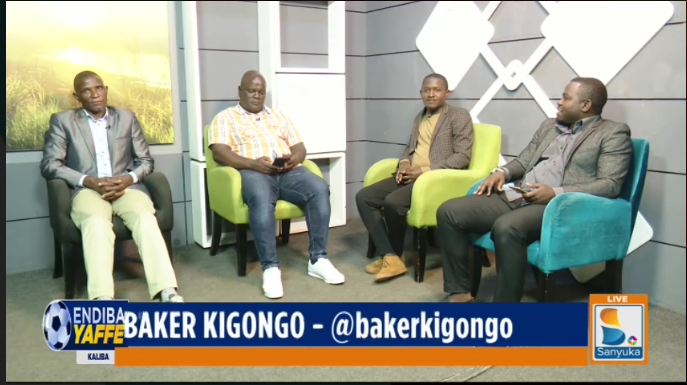 ON AIR: #EndibaYaffeKaliba    with
<a href="/bakerkigongo/">Baker Kigongo</a> alongside <a href="/KyobeHarunah/">Harunah Kyobe</a>, Patrick Ntege and UPDF FC Coach Brian Senyondo.

OMULAMWA | LWAKI BANNAYUGANDA TEBALWA KU BUTENDESI EBWERU W'EGGWANGA?

#EndibaYaffe | #HomeOfSports