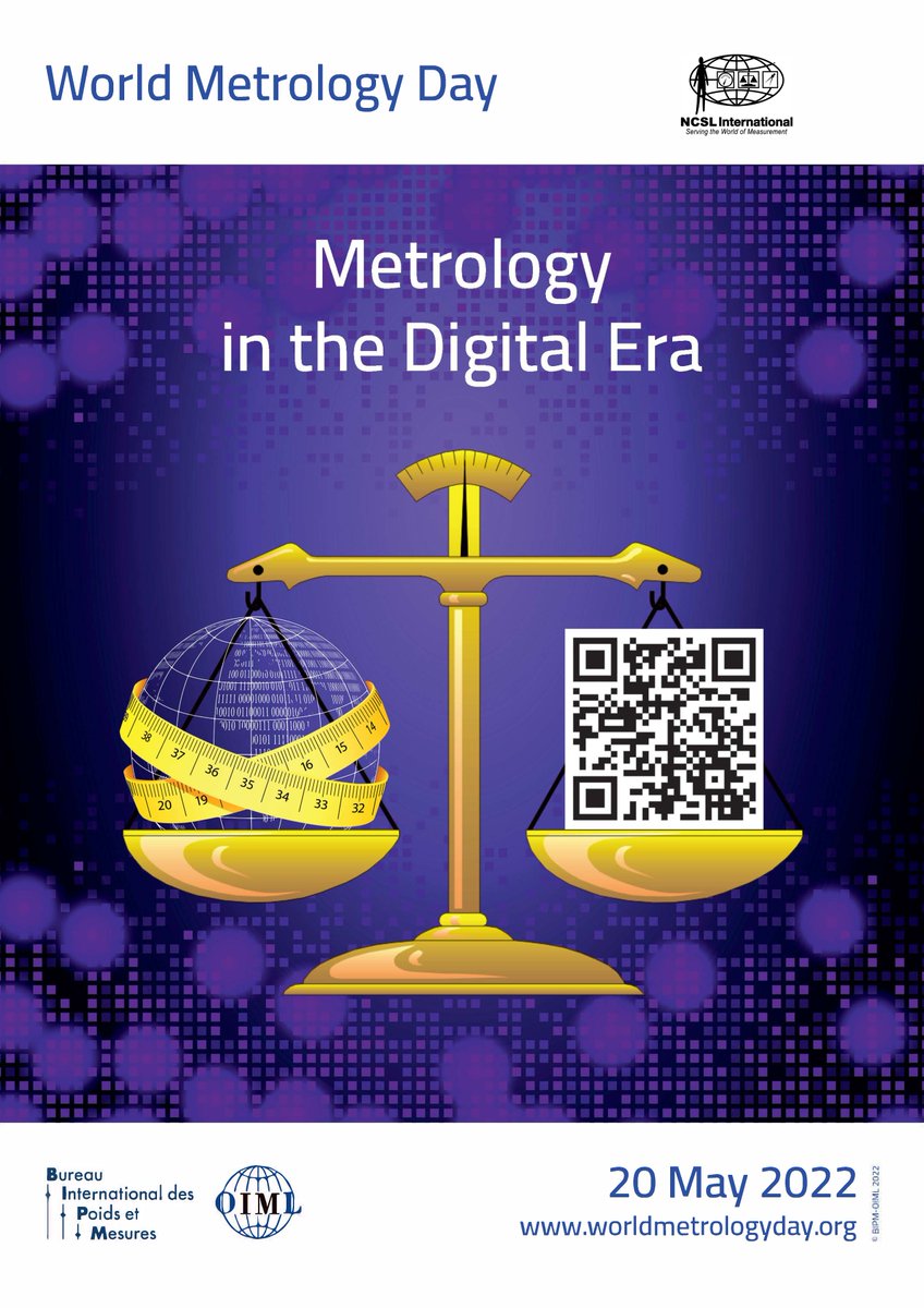 World Metrology Day is May 20!
Theme: "Metrology in the Digital Era"

How will you celebrate?

ow.ly/pYgB50J3lys