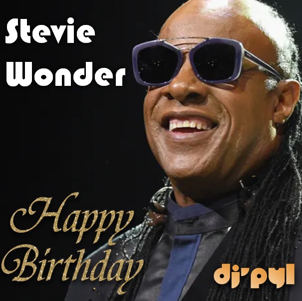 13th May, Happy Birthday, Stevie Wonder!        