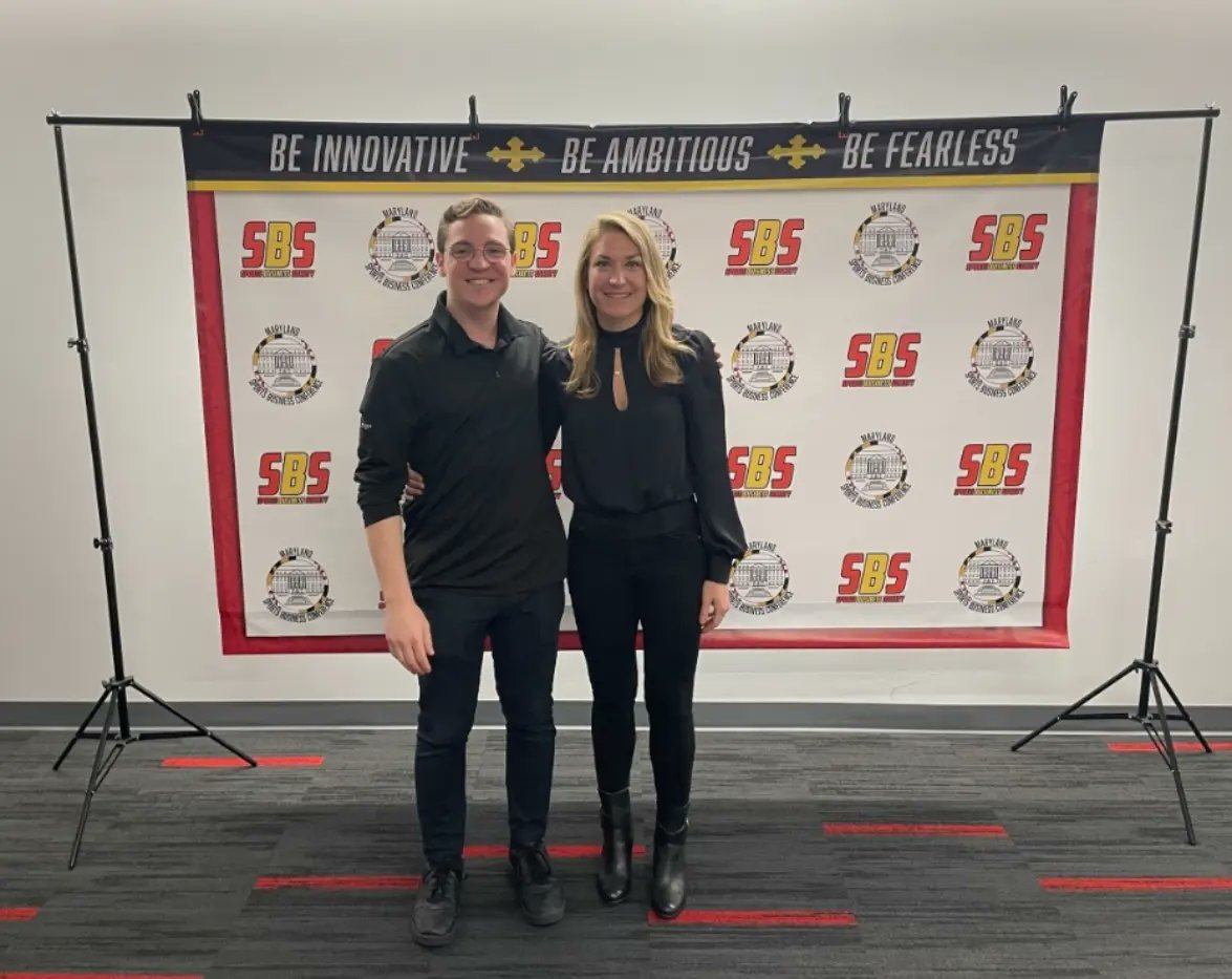 LFOUNDOS's tweet photo. It was an absolute honor to speak at the @MarylandSBC alongside other Top Terps &amp; meet the new generation of @UofMaryland students that are ready to revolutionize tech, sports, and fitness. 🐢💪💻

@GoForteFit @76Capital @waynekimmel @ChadStender https://t.co/LvmR12pGxK