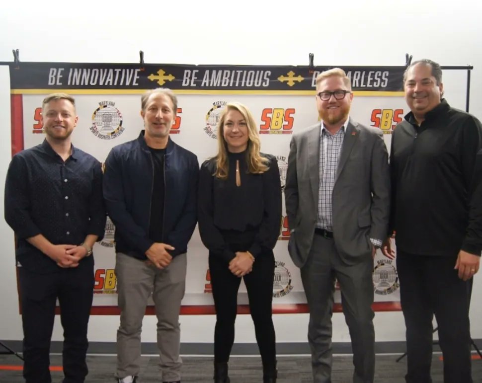 LFOUNDOS's tweet photo. It was an absolute honor to speak at the @MarylandSBC alongside other Top Terps &amp; meet the new generation of @UofMaryland students that are ready to revolutionize tech, sports, and fitness. 🐢💪💻

@GoForteFit @76Capital @waynekimmel @ChadStender https://t.co/LvmR12pGxK