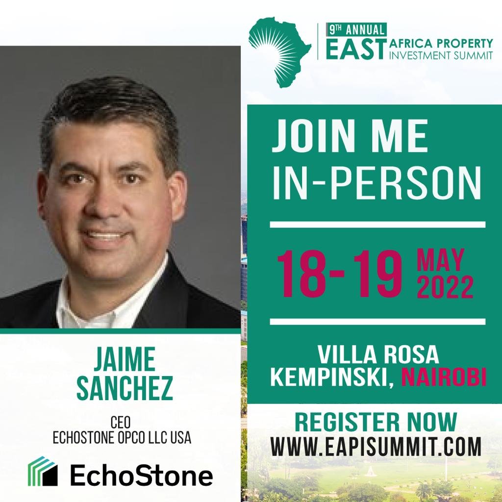 JaimeRSanchez1's tweet photo. Thrilled to announce I’ll be at the East Africa Property Investment (EAPI) 2022 Summit in person.
This two-days only networking event at the Villa Rosa Kempinski Hotel in Nairobi-Kenya.
Register now to attend https://t.co/bEZzXeNI7F
#eapisummit22 #eapi22 https://t.co/VWyucSi0ai