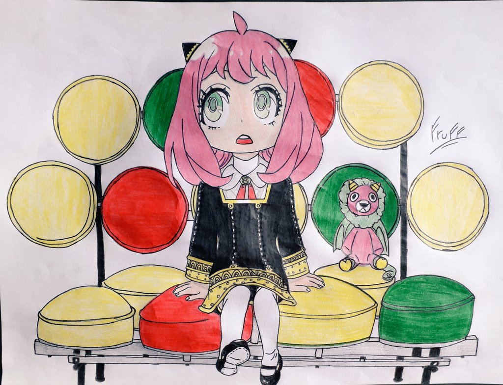 Fruffzin's tweet photo. Anya wants peanuts! 🥜
#SPYxFamily #AnyaForger
#illustration #fanart #drawing #drawingbyhand #pencildrawing #pencilcolor #redraw https://t.co/vVqo4fXpZs