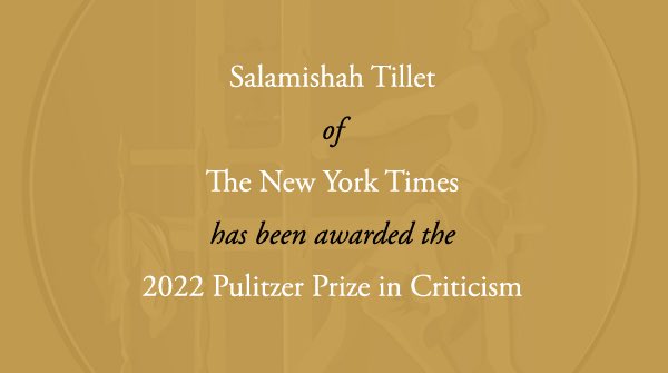 EnglishNewark's tweet photo. Congratulations to Rutgers–Newark Professor of Africana Studies &amp; English affiliate Salamishah Tillet for winning the Pulitzer Prize for criticism! https://t.co/h2jqZm8X1L
