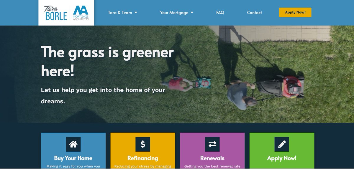 Spring renewal time.
Time for a fresh new website!
Check ours out!
We've made it even easier for you to find all you need, in order to meet your mortgage needs.
taraborle.com

 #t8n #StAlbertmortgages #stalbertrealestate #yegrealestate #sturgeoncountyrealestate