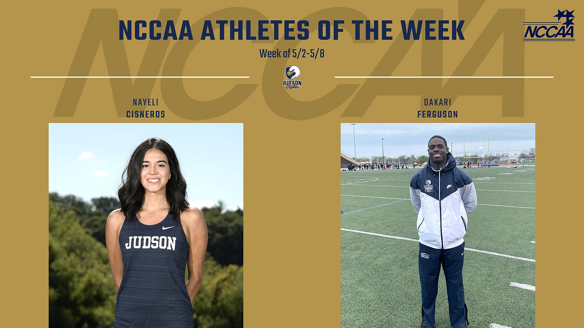 judsoneagles's tweet photo. Track &amp; Field: Cisneros and Ferguson Earn NCCAA Athlete of the Week Honors in Track &amp; Field
 - https://t.co/xaDJmQDnHe https://t.co/a92g1yU3M6