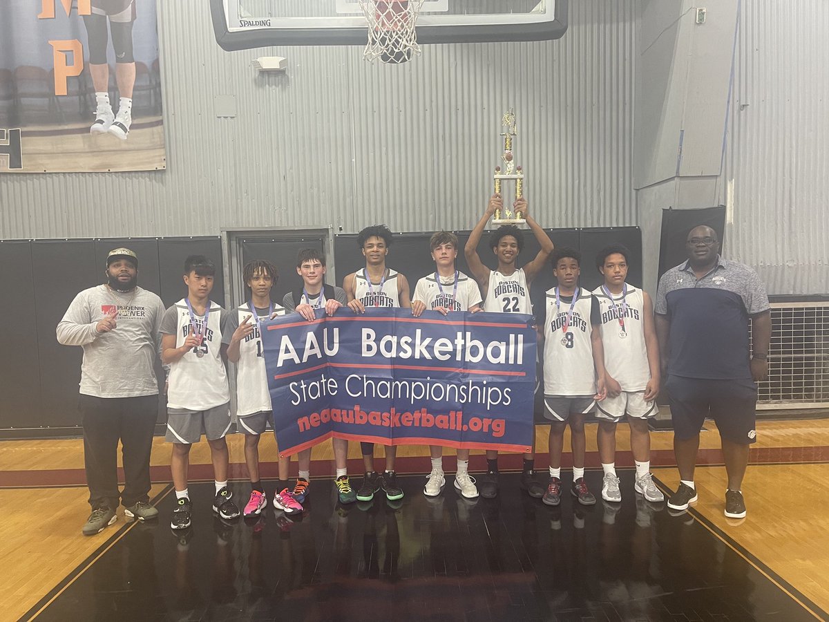NEAAU Basketball (@neaaubasketball) on Twitter photo Congratulations to Coach Tyson and the 2022 Division 1 9th Grade Massachusetts AAU State Champion Boston Bobcats Basketball Club <a href="/NEAAU/">New England AAU</a> <a href="/NEAAUBasketball/">NEAAU Basketball</a> <a href="/BostonWarriors_/">Boston Warriors AAU</a> <a href="/BostonBobcats/">Boston Bobcats</a> Congratulations to Coach Tyson and the 2022 Division 1 9th Grade Massachusetts AAU State Champion Boston Bobcats Basketball Club <a href="/NEAAU/">New England AAU</a> <a href="/NEAAUBasketball/">NEAAU Basketball</a> <a href="/BostonWarriors_/">Boston Warriors AAU</a> <a href="/BostonBobcats/">Boston Bobcats</a>