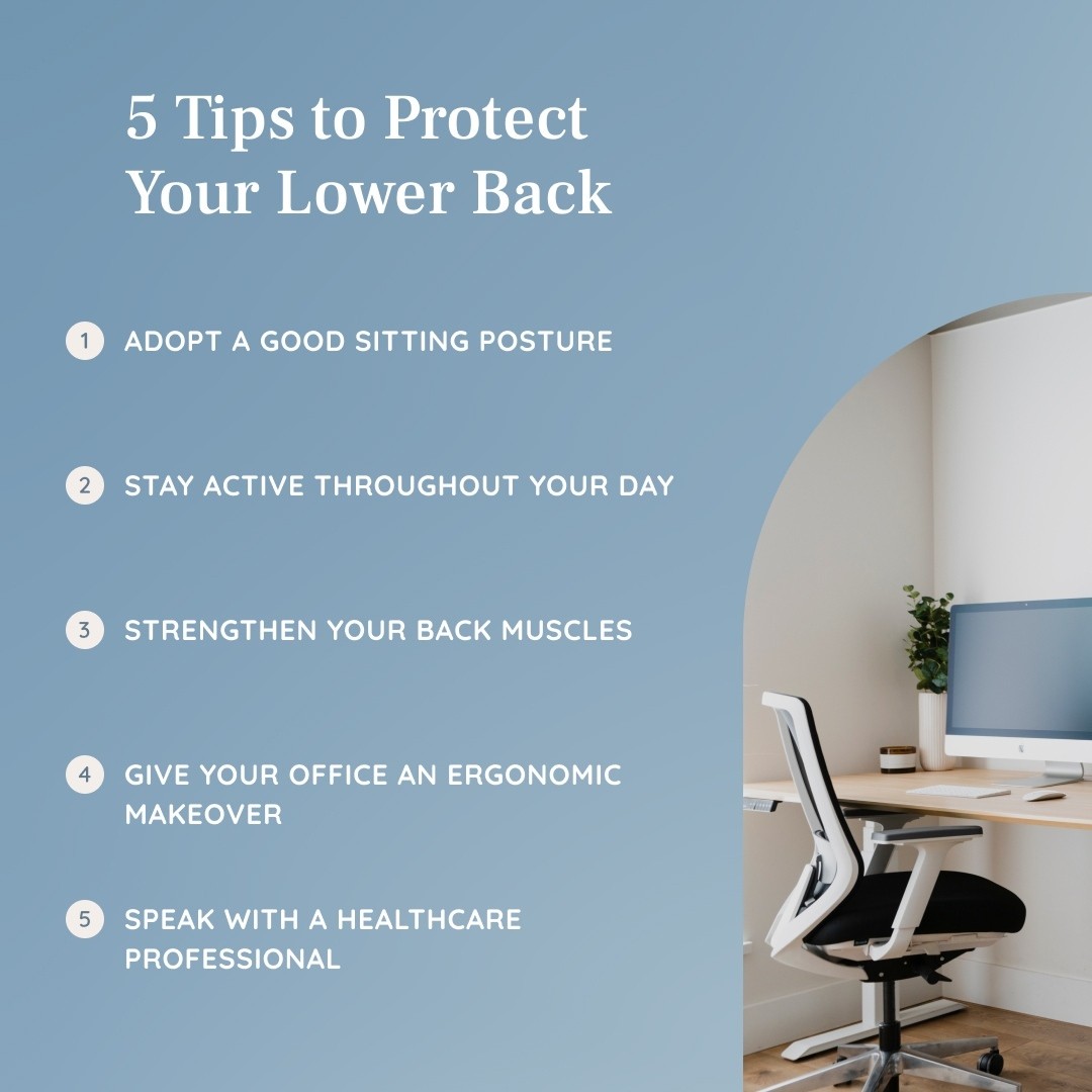 Is your back feeling the effects of long hours at your desk? Follow these tips to relieve your symptoms and prevent future back pain! ⁠

Call us today to upgrade your office chair. (801) 758-6639