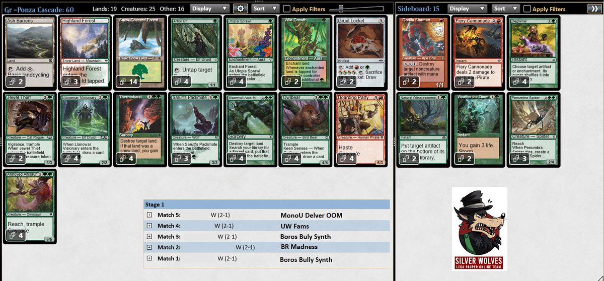 The grind is real, but ponza still pays the bills! 🏆#mtgpauper