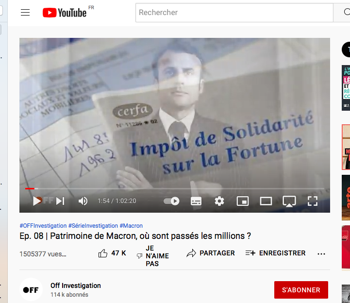 JBRivoire's tweet photo. 1,5 Millions de vues en 5 semaines pour notre enquête sur le patrimoine de #Macron réalisée sans un euro d'argent public. Financez l'investigation indépendante!
https://t.co/xbiNJIolEI https://t.co/RVD4TfXFwY