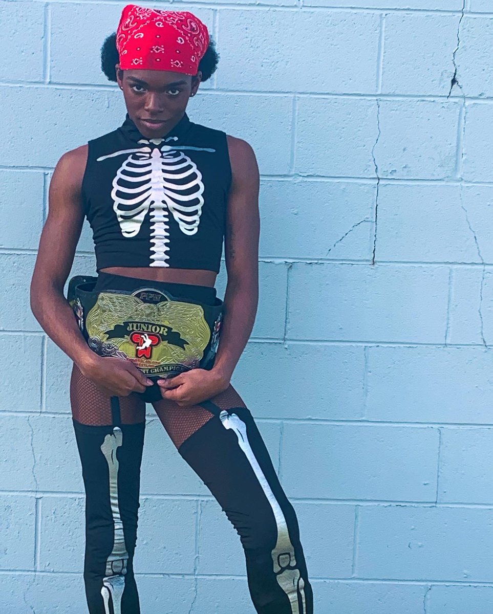 BaddieBaz's tweet photo. Darling, You Have No Idea What Is Possible😈✨#allhail #Saymyname
• 
•
•
#Thechampishere #prettydangerous #happymothersday #bones #blackexcellence #indywrestling #wrestling #mega #mcw #ppw #powerslamprowrestling https://t.co/3L6dl6wlN8