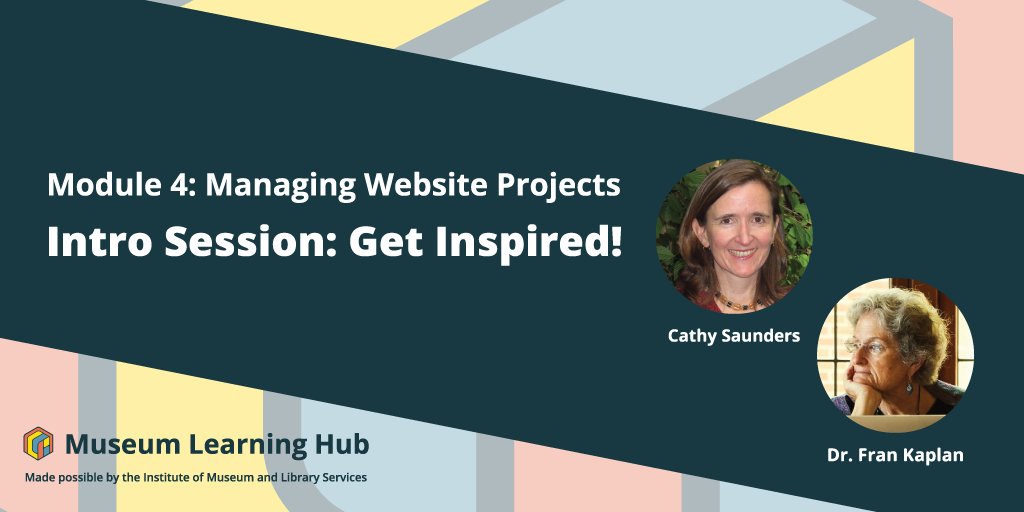 On the <a href="/MuseLearningHub/">Museum Learning Hub</a>, small #museum professionals Cathay Saunders and Dr. Fran Kaplan share how they have managed website projects that have been agile, effective, budget-friendly, and forward-thinking!

Watch and learn at: museum-hub.org/digitalaccessi…