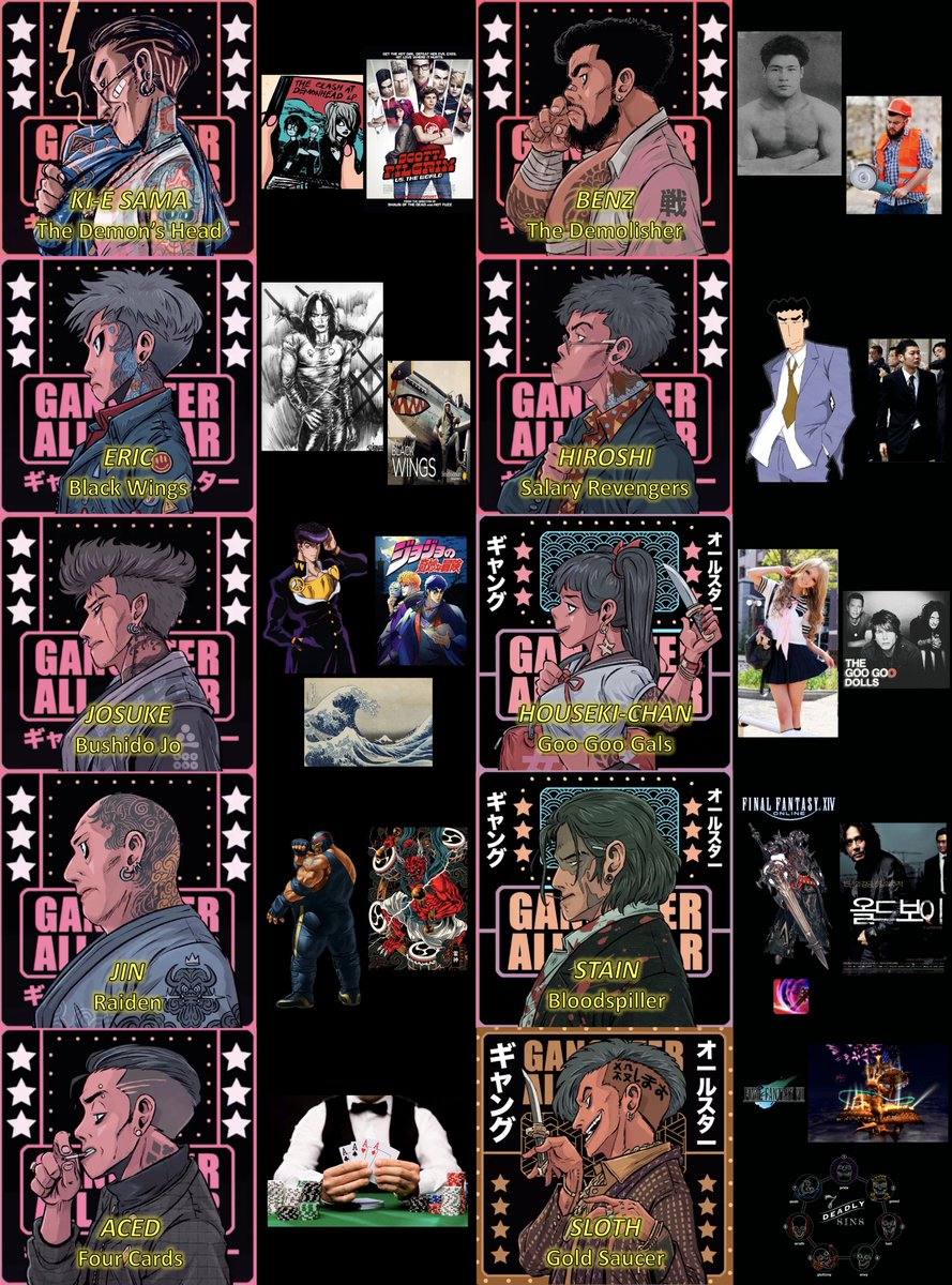ulysses852's tweet photo. Enter the brilliant minds of @aroundtheduang and @jokerspite For those of you who haven't read the super thread, here's a quick visual guide for you to get a taste of the rich references used. The details that were put in are simply incredible. #GASisWATCHING @gangsterallstar 1/5 https://t.co/9LHMzR3Qnn
