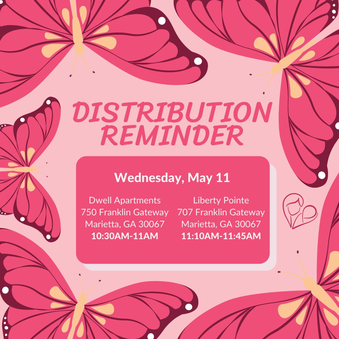 HelpingMamas's tweet photo. ✨DISTRIBUTION REMINDER✨
Helping Mamas will be in Marietta on WEDNESDAY, May 11th distributing supplies to the community.  Please feel free to share!
.
.
.
#HelpingMamas #BabySupplyBankGA #JoOnTheGo #HMATL #EveryDiaperCounts #MariettaGA https://t.co/B7yucAEzfc