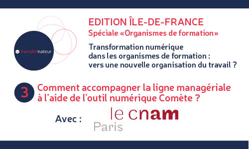 #numérique #QVT #formation
[TRANSFORMATEUR NUMÉRIQUE] Toute la semaine, découvrez les projets des participants au hackathon des 12 et 13 mai de l'Aract IDF, dédié à la transformation numérique des organismes de formation. 
👉 LE CNAM PARIS : letransformateur.fr/projects/comme…