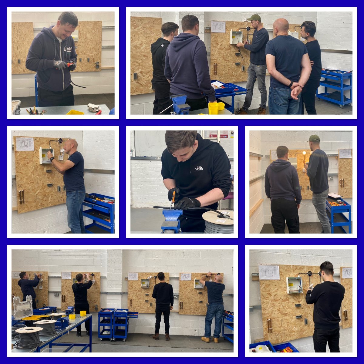 Another day another 2365 level 2 hybrid practice session.

We have regular practice days which our students can  book via our online booking system.
 
totalskills.co.uk 

 #flexibiletraining #qualityelectricaltraining #sparky #hybridlearning #electricalcourses #retrain