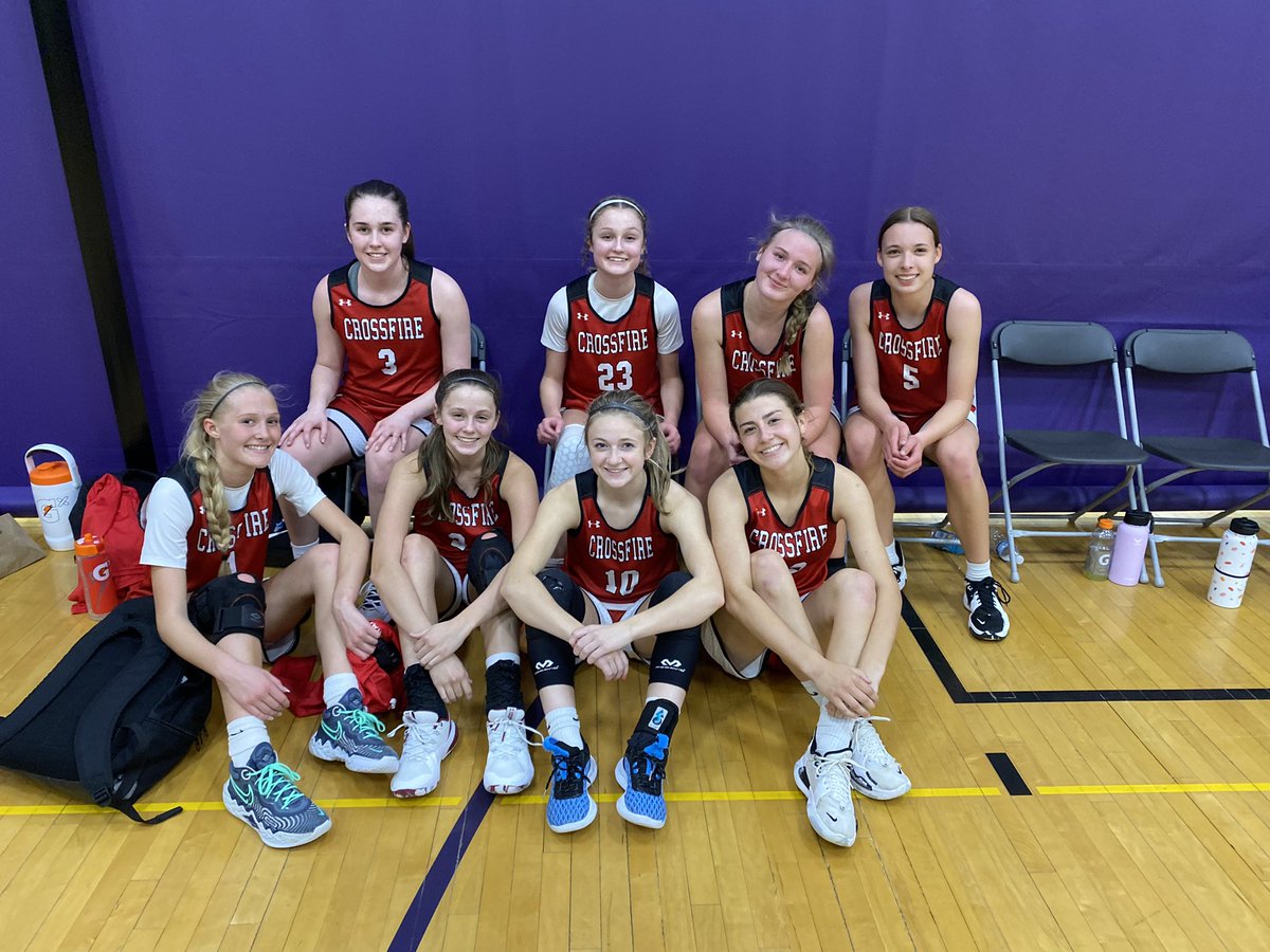 Hard work and good team play pays off for this group!  @Crossfire_2024 is heading back to the D1 bracket!  

<a href="/langeberghannah/">Hannah Langeberg</a> <a href="/lizzie_corley/">Lizzie Corley</a> <a href="/KaileyTomzak/">Kailey Tomzak</a> <a href="/averykrumwiede/">Avery Krumwiede</a> <a href="/oliviahaukoos/">Olivia Haukoos</a> <a href="/williams_h2/">Hailey Williams</a> <a href="/AshleyKing2024/">AshleyKing20</a> <a href="/MalechaMadison/">Madison Malecha</a> <a href="/CrossfireGHoops/">Crossfire Girls Hoops MN AAU</a> <a href="/EricJrAllStar/">EricJrAllStar</a> <a href="/PGHCircuit/">Prep Girls Hoops Circuit 🏀</a>