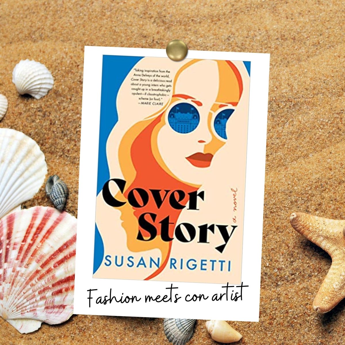 Fashion industry and con artist combine in Cover Story by Susan Rigetti. I was definitely picturing The Devil Meets Prada the whole time. I couldn't stop reading, the ending is bonkers!