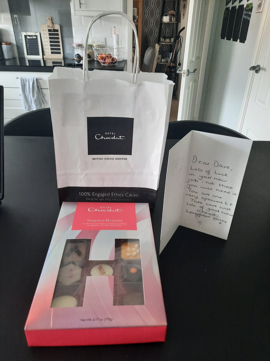 bolton_jinks's tweet photo. What a lovely surprise from the Learning Mentor at one of my schools this morning! After over 20 years working as an LA EP, I have finally taken the plunge and will shortly begin my new job as an EP for a Multi-Academy Trust. Looking forward to this new opportunity! ๐๐ #MATEP https://t.co/hBId3uYxHi