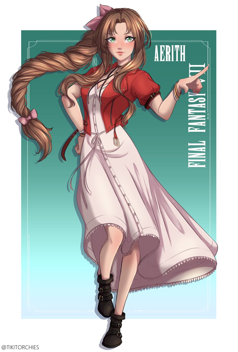 tikitorchies's tweet photo. Finished Aerith from the past couple streams! I hope you guys like it!!! I have one more sketched out should we do more final fantasy fanart?
#finalfantasy7 #finalfantasyfanart #aerith #aerithgainsborough #aerithff7 #ff7 #ff7remake #ff7r #ff7arith #ff7aerith #adventchildren https://t.co/RCh7yxaJud
