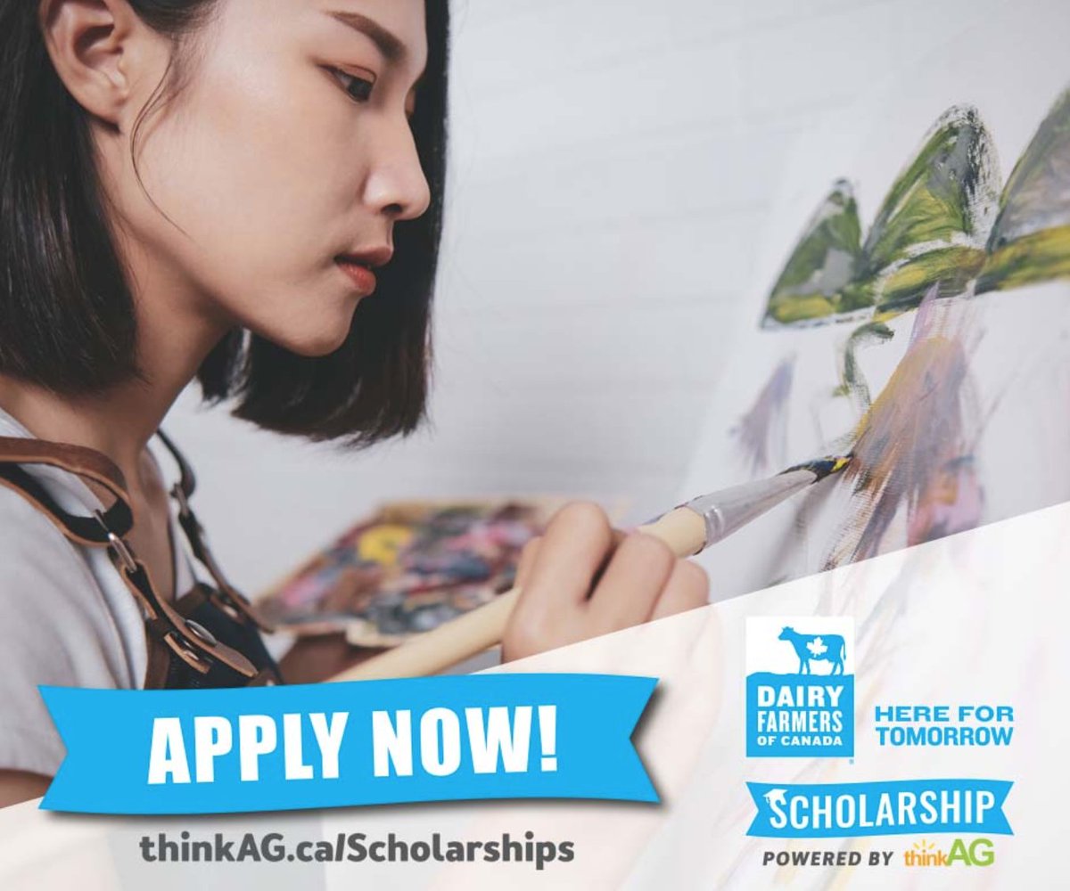 FarmFoodCareSK's tweet photo. ✨NEW Scholarship Alert!✨
DFC Here for Tomorrow Scholarship

2 deserving students will be awarded $2,500 CAD, with plans to grow to more recipients in the future. 

Check out @AITCCanada  #thinkAG website for more scholarship opportunities👉  https://t.co/Q9NZrp0sx0 https://t.co/pTKlZ4aGI8