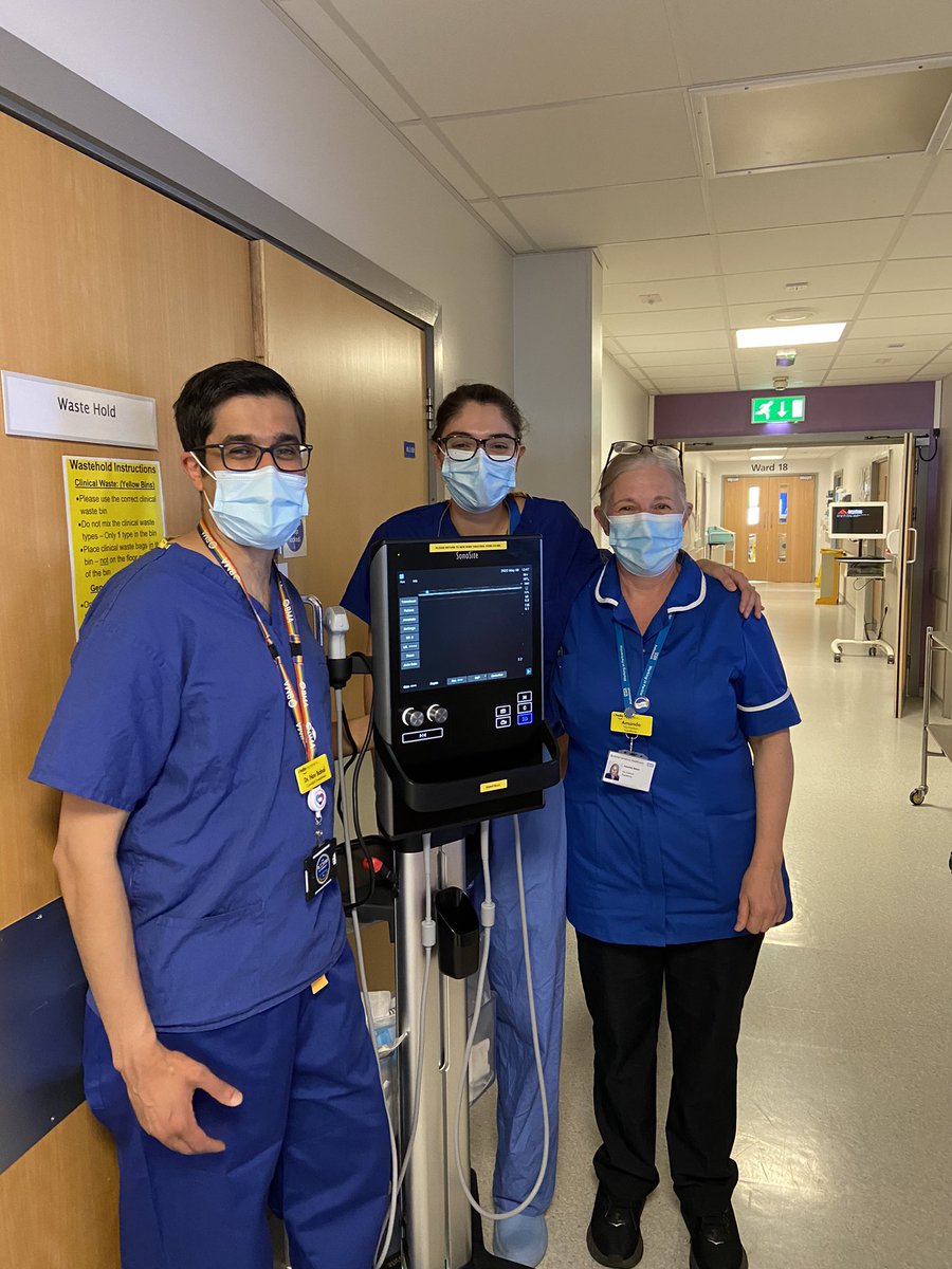 BucksUSGRA's tweet photo. Rib # on the ward?
Erector spinae block & catheter β
#NOF on the adjacent ward?
Fascia iliaca block & catheter β
All performed by our excellent CT1 anaesthetist Dr Maja Rakic, with help from SN Amanda and @NavBahal
A good morningβs work!
@BucksHealthcare #masterUSGRA https://t.co/SWdp1BDwHE