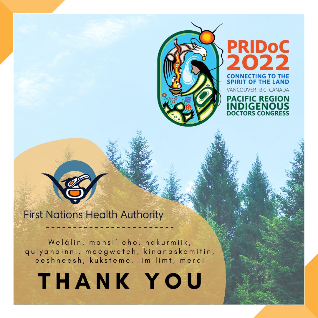 On behalf of the PRIDoC Council, we at IPAC would like to thank FNHA for sponsoring one of our PRIDoC events -- the Day of Wellness!

Visit pridoc2022.com for more program information and to register!