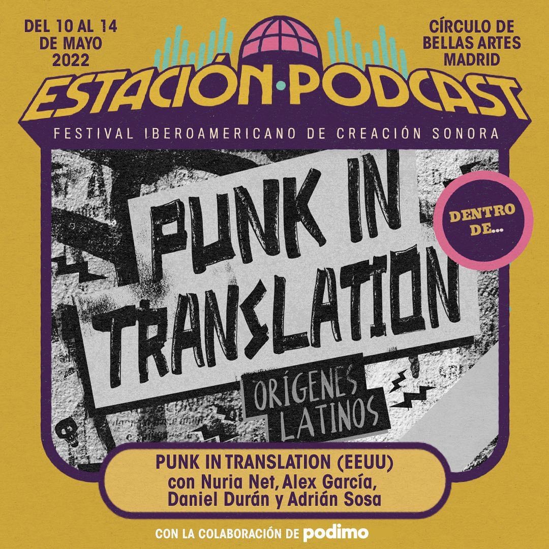 Este jueves 16h estaremos @CocteleraMusic en #estacionpodcast hablando sobre el sound design y banda sonora de nuestra última producción #punkintranslation estacionpodcast.com/participantes/…