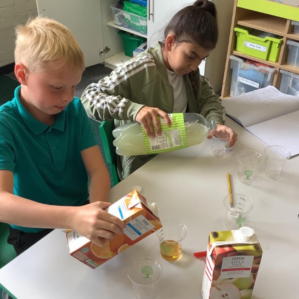 Springwood_Prm's tweet photo. Today we explored ratios by making and naming our own mocktails!
#springyear5and6 #springmathsandnumeracy https://t.co/PweqiCo2jl