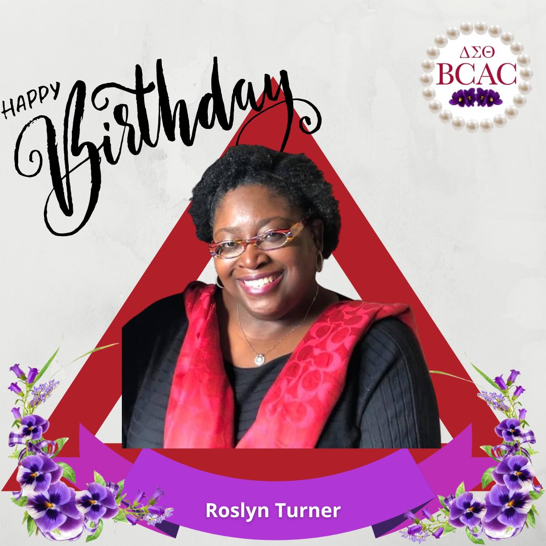 We would like to wish a very HAPPY BIRTHDAY to our Chair of International Awareness, Soror Roslyn Turner 🥳🎂🎈

#BCAC1976 ♥️s You!

#JoyInOurSisterhood 
#SisterhoodDST