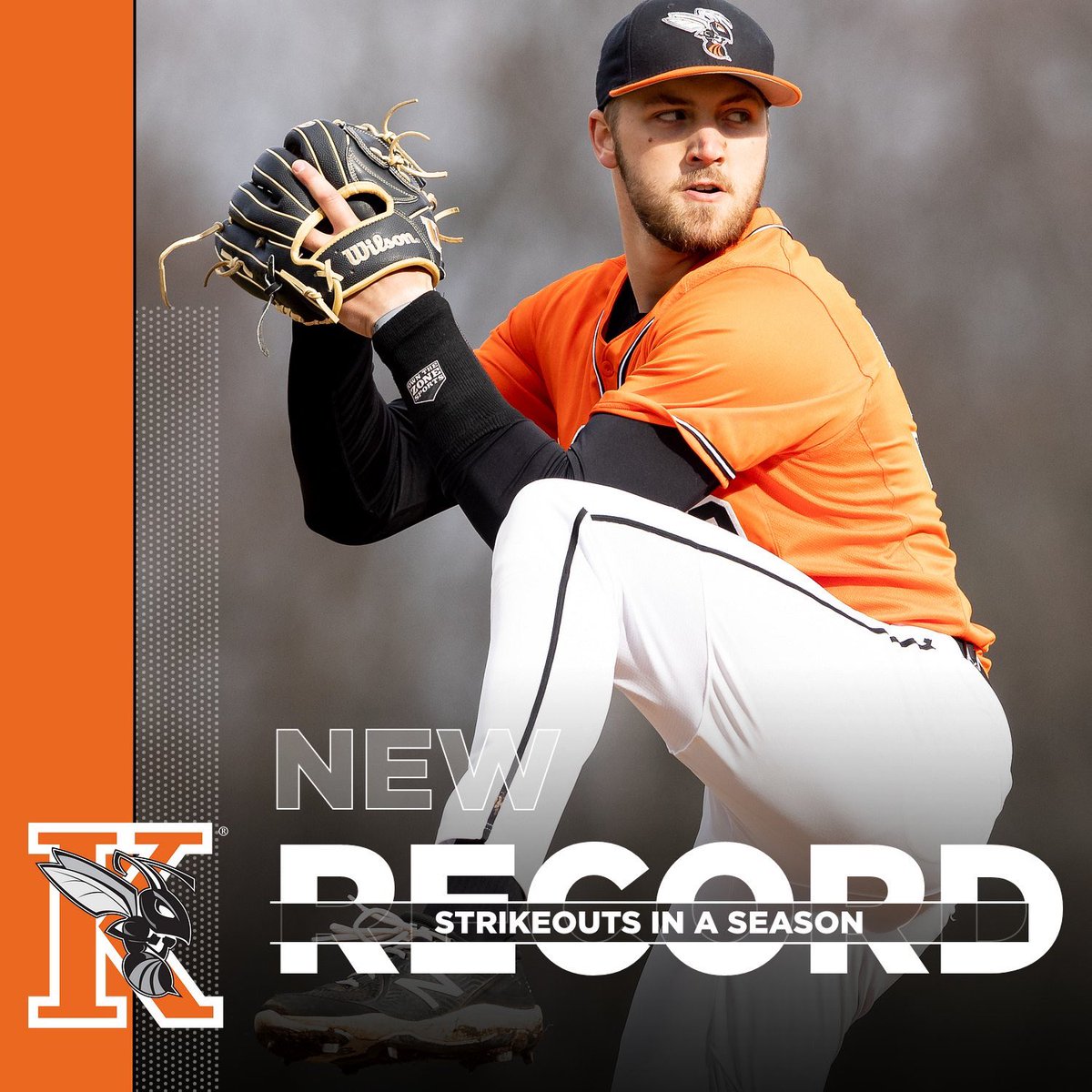 kzoobaseball's tweet photo. All Gas. No Brakes.

In this weekend’s series against Adrian, the Hornet pitching staff broke the record for strikeouts in a season with 313! ⛽️🔥

#GetTo #d3baseball https://t.co/3KG4Yw7atl