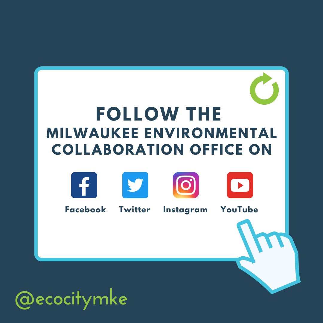 The City of Milwaukee Environmental Collaboration Office is consolidating its social media channels. To stay up-to-date on ECO news, follow our main Twitter page: <a href="/ecoCityMKE/">Milwaukee Environmental Collaboration Office - ECO</a>. This page will no longer be monitored. Be sure to also follow us on Facebook, Instagram, and YouTube.