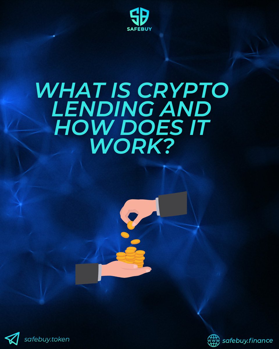 Crypto lending lets users borrow and lend cryptocurrencies for a fee or interest. You can instantly get a loan and start investing just by providing some collateral. This could be through a DeFi lending DApp or a cryptocurrency exchange. 

#crypto #bitcoin #cryptocurrency